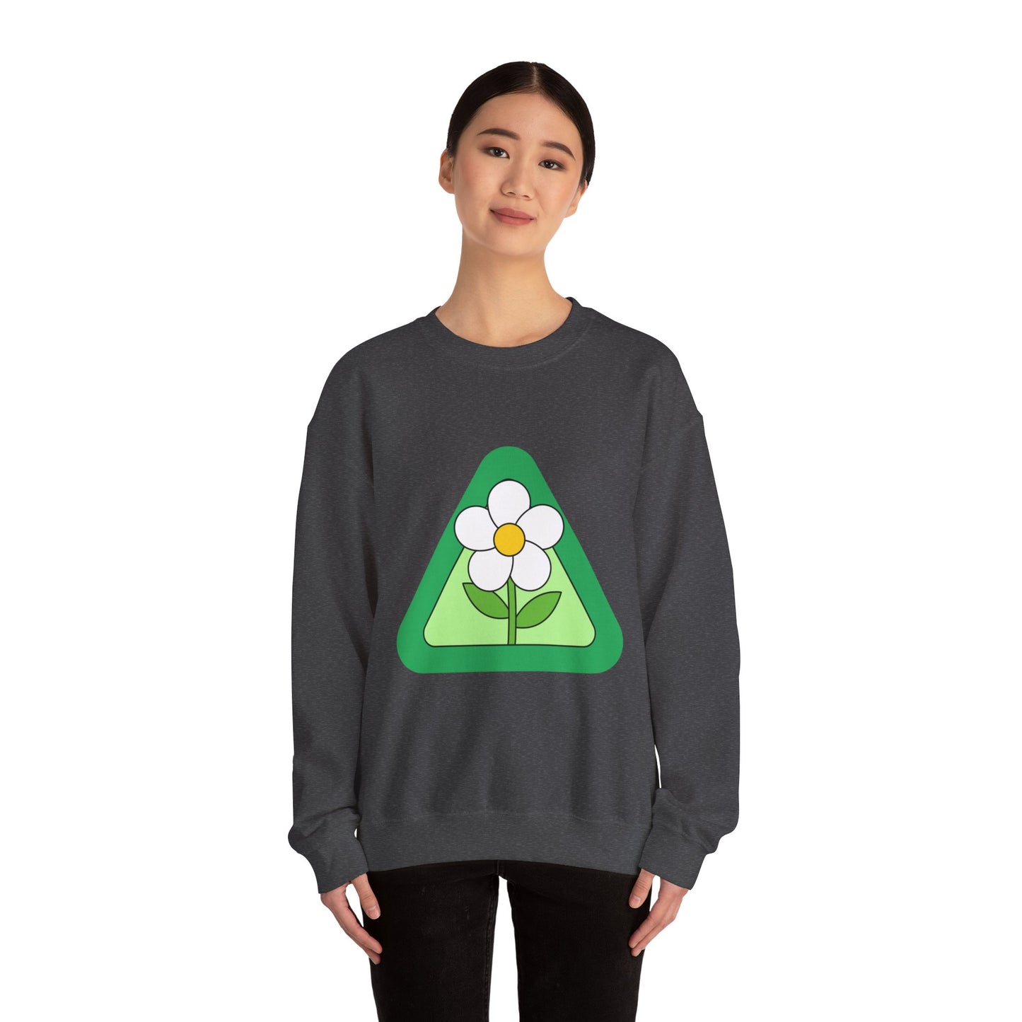 Daisy Flower Crewneck Sweatshirt