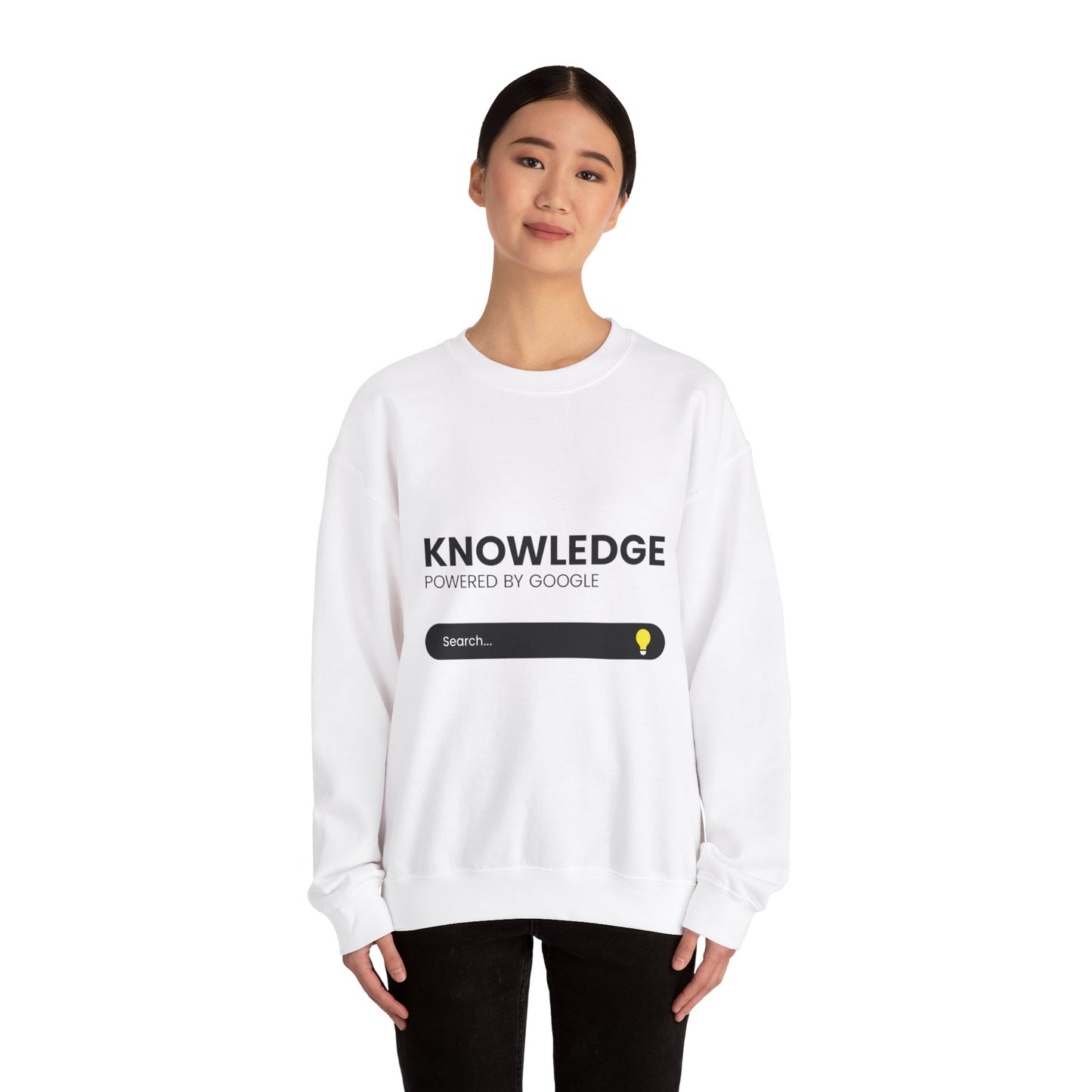 "Knowledge, Powered by Google" Crewneck Sweatshirt