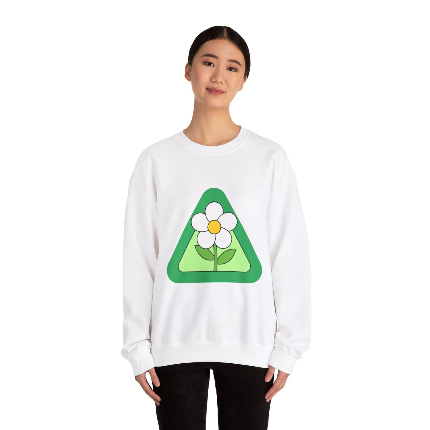 Daisy Flower Crewneck Sweatshirt