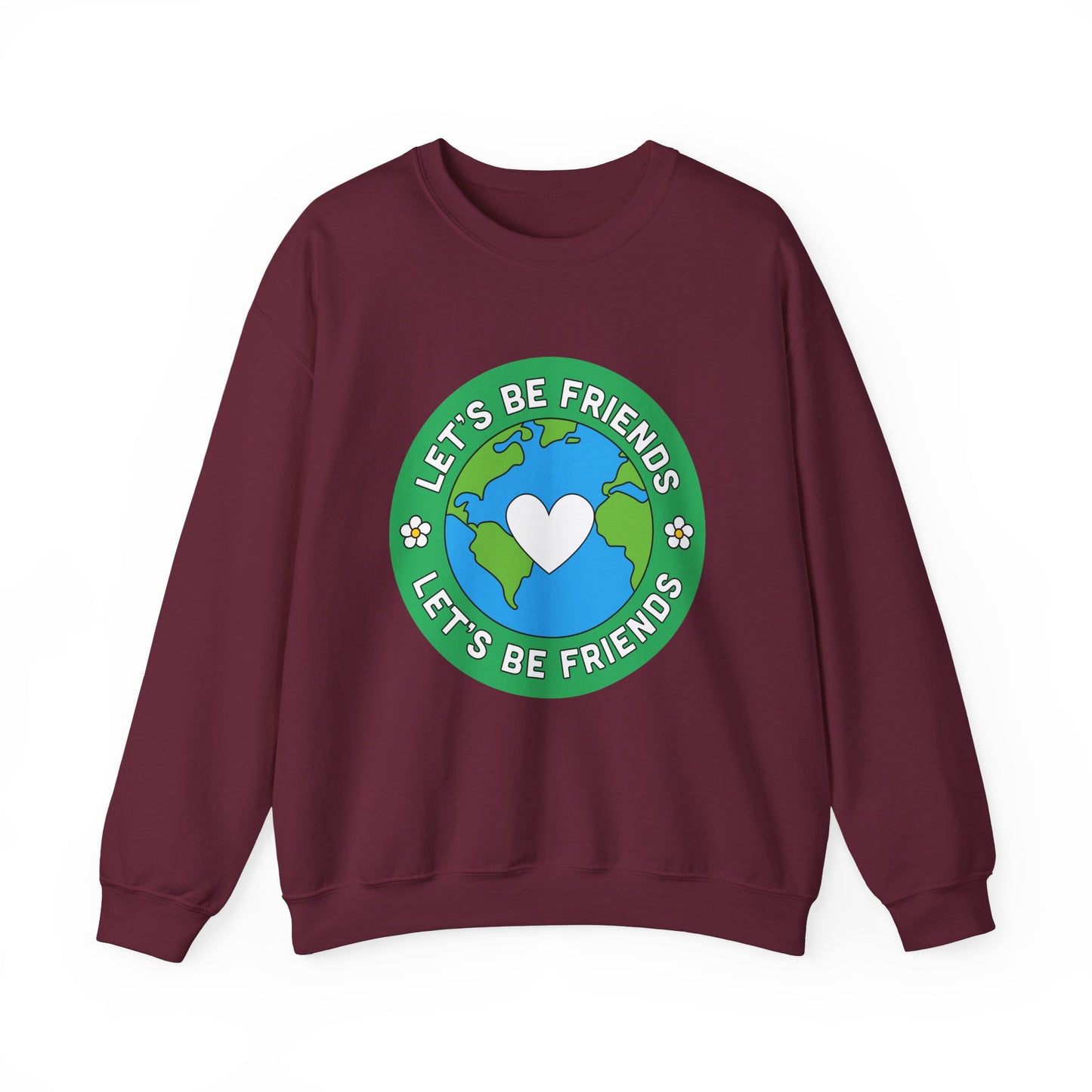 Let's Be Friends Crewneck Sweatshirt