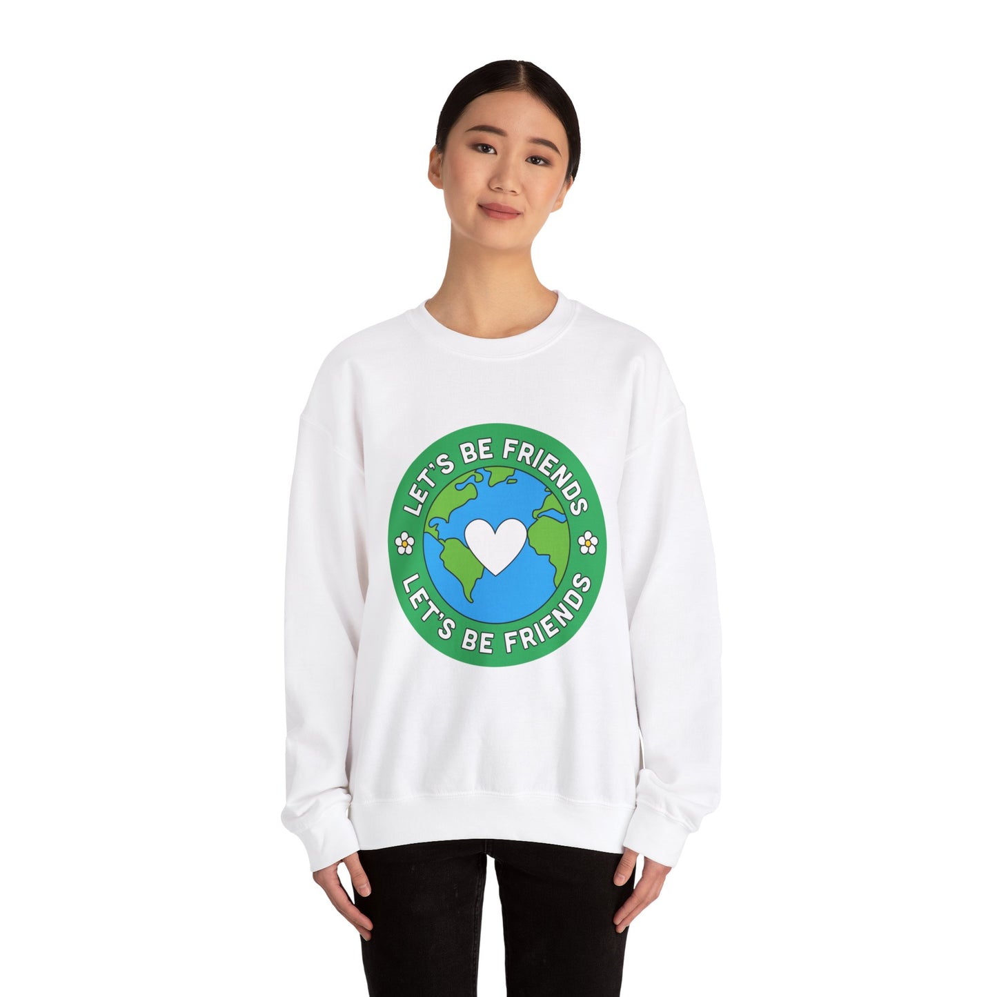 Let's Be Friends Crewneck Sweatshirt