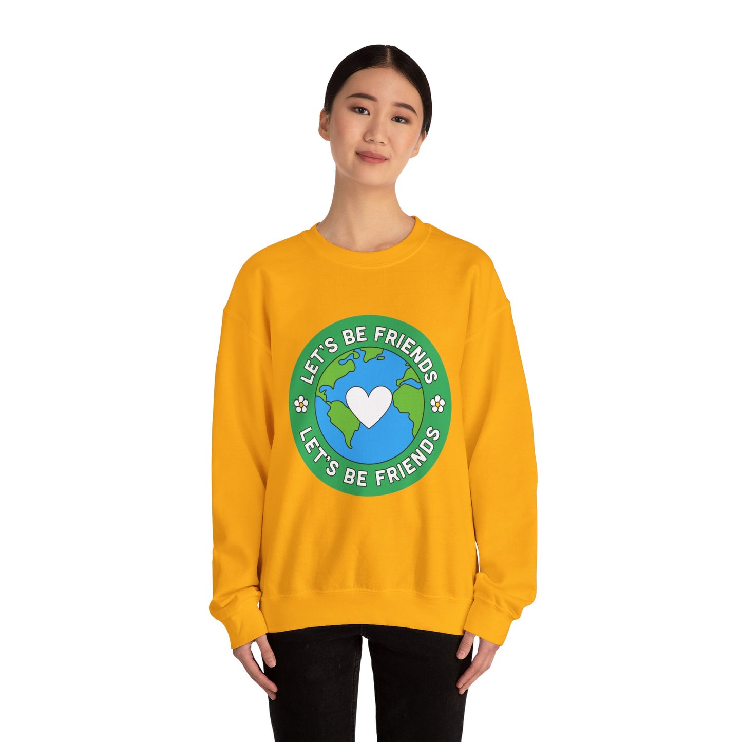 Let's Be Friends Crewneck Sweatshirt