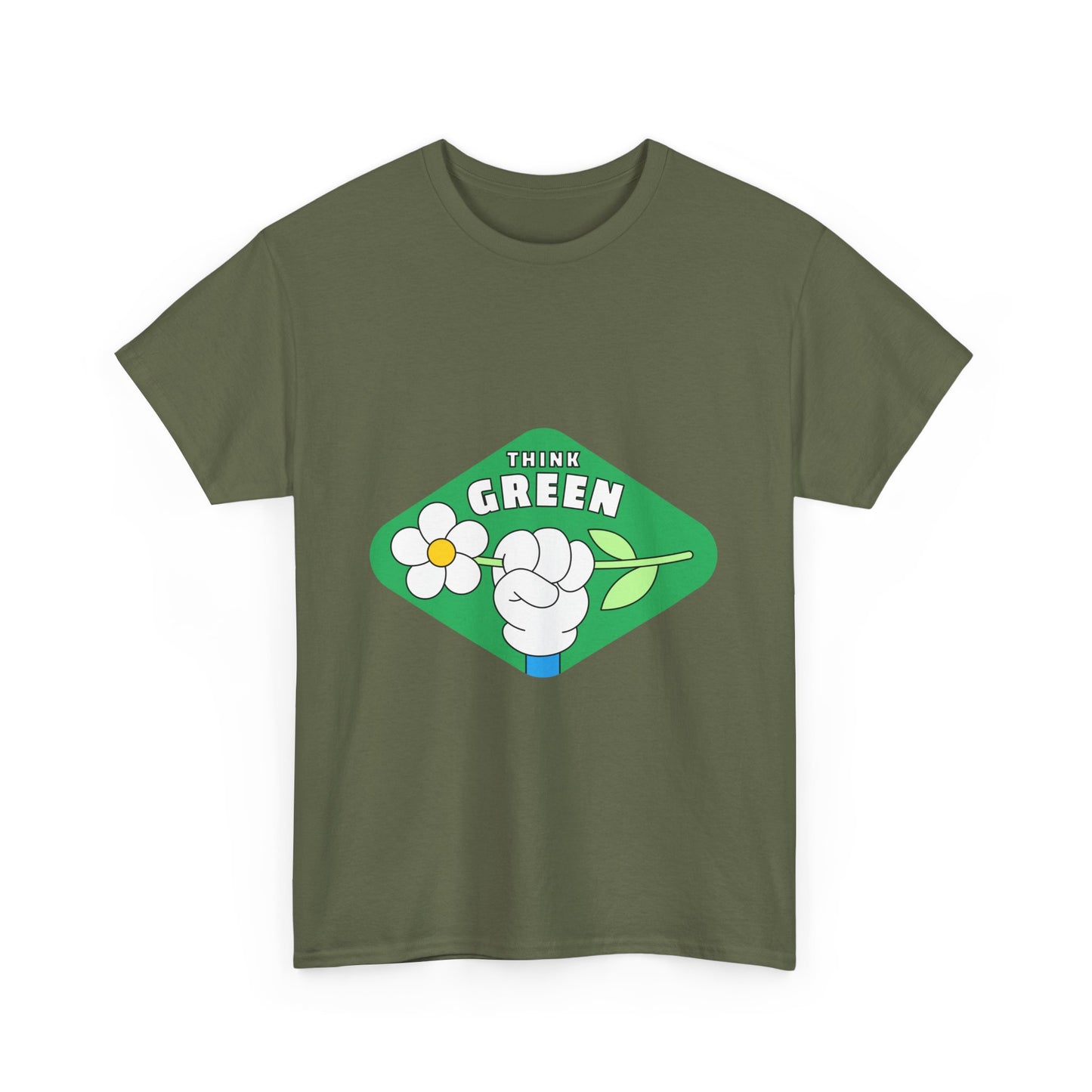 Think Green Heavy Cotton Tee