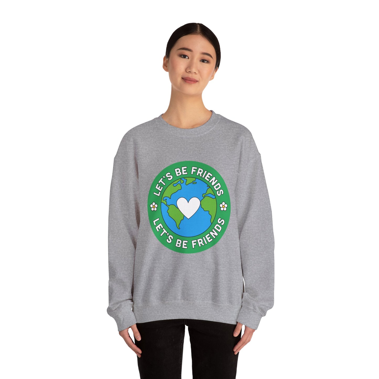 Let's Be Friends Crewneck Sweatshirt