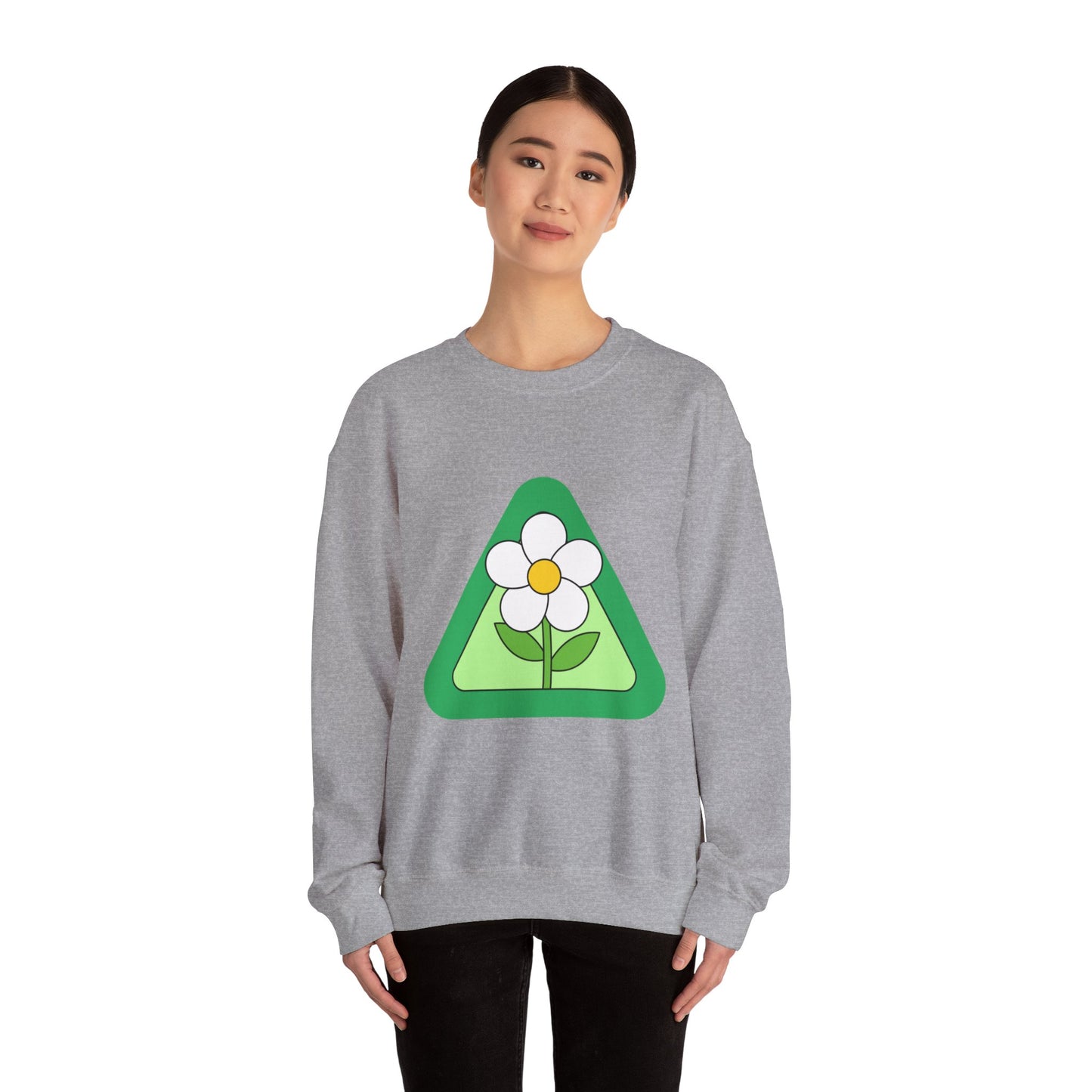 Daisy Flower Crewneck Sweatshirt