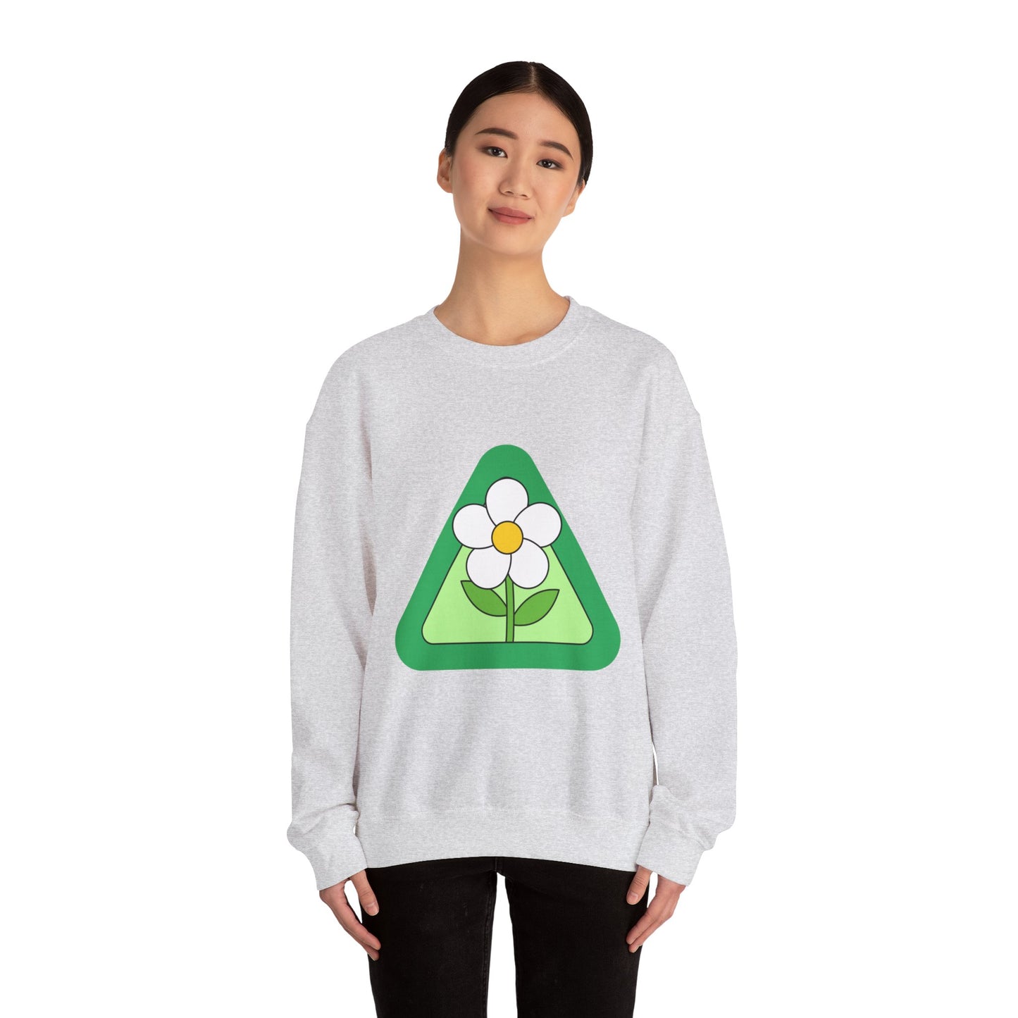 Daisy Flower Crewneck Sweatshirt