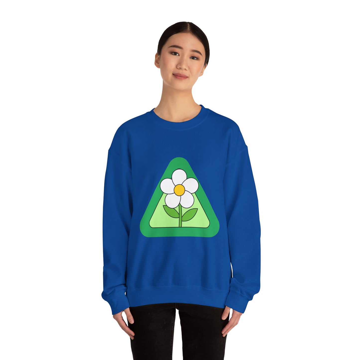 Daisy Flower Crewneck Sweatshirt