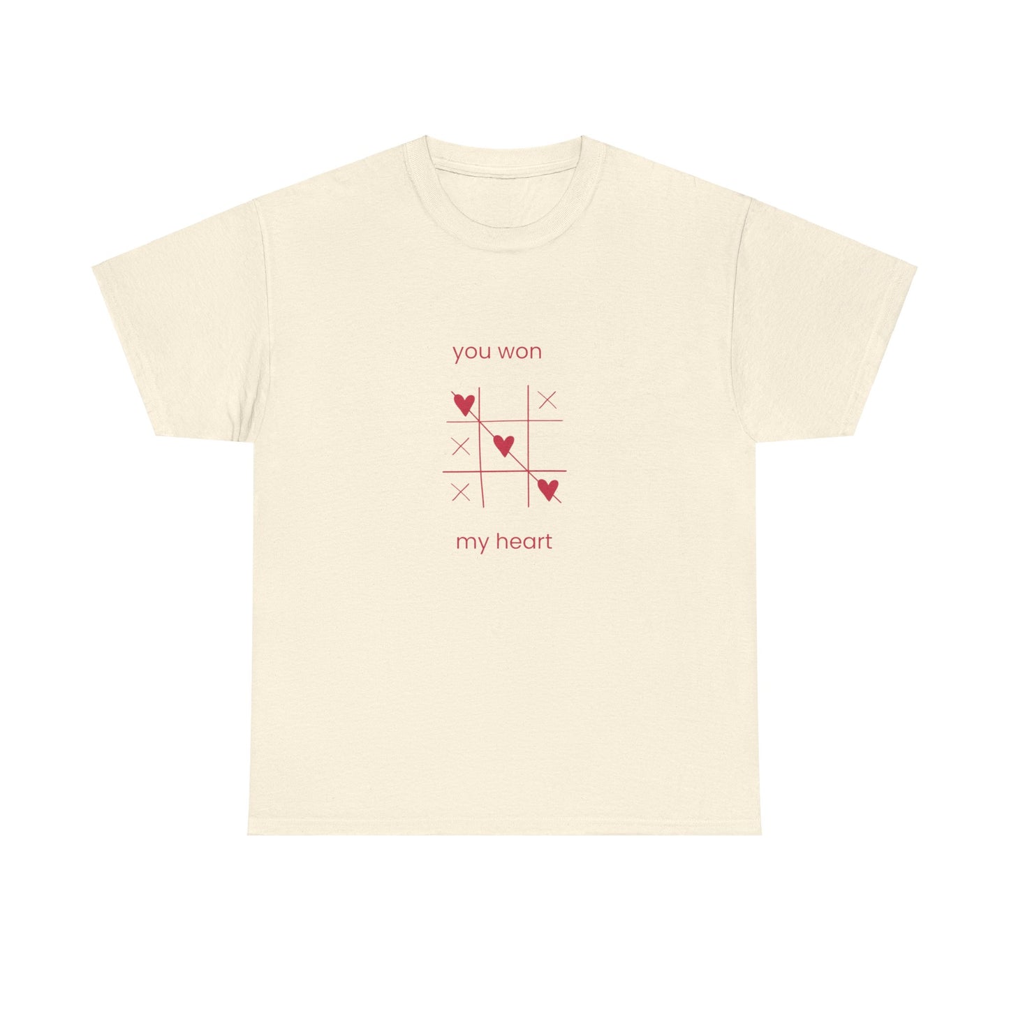 "You Won My Heart" Heavy Cotton Tee