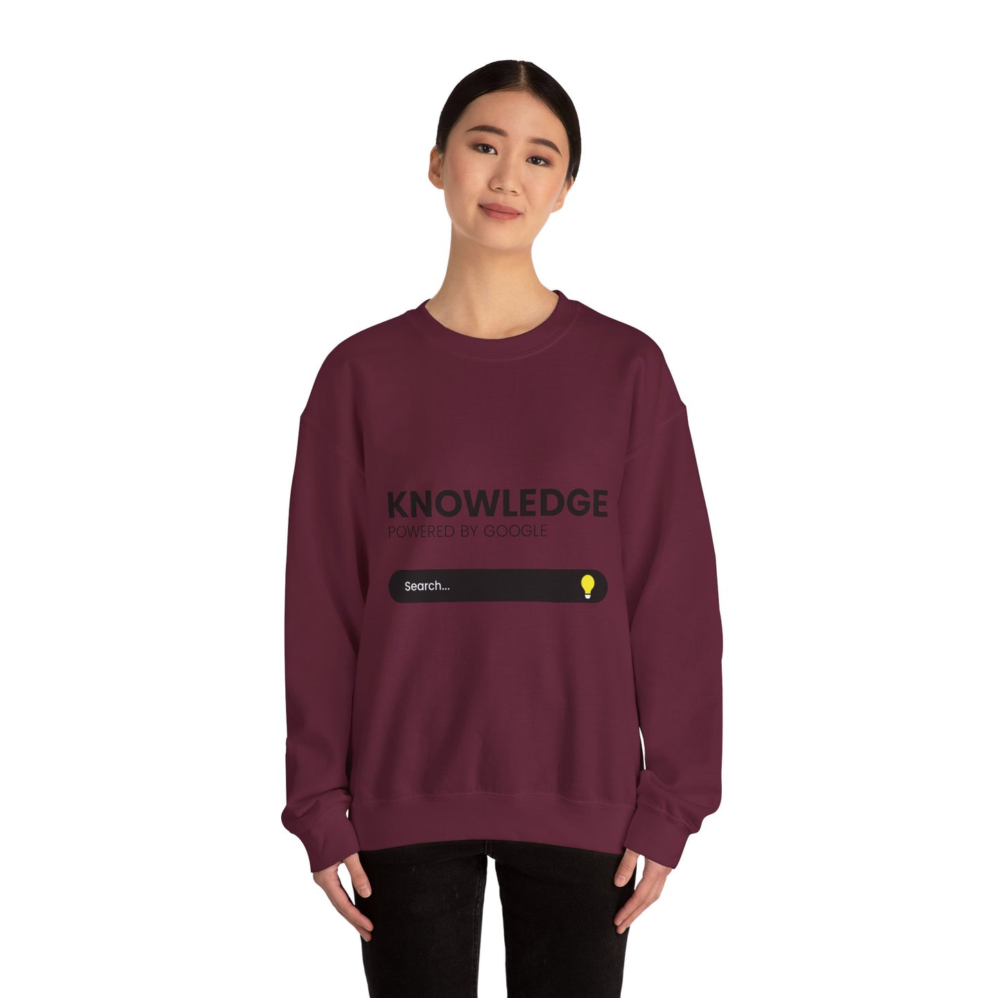 "Knowledge, Powered by Google" Crewneck Sweatshirt