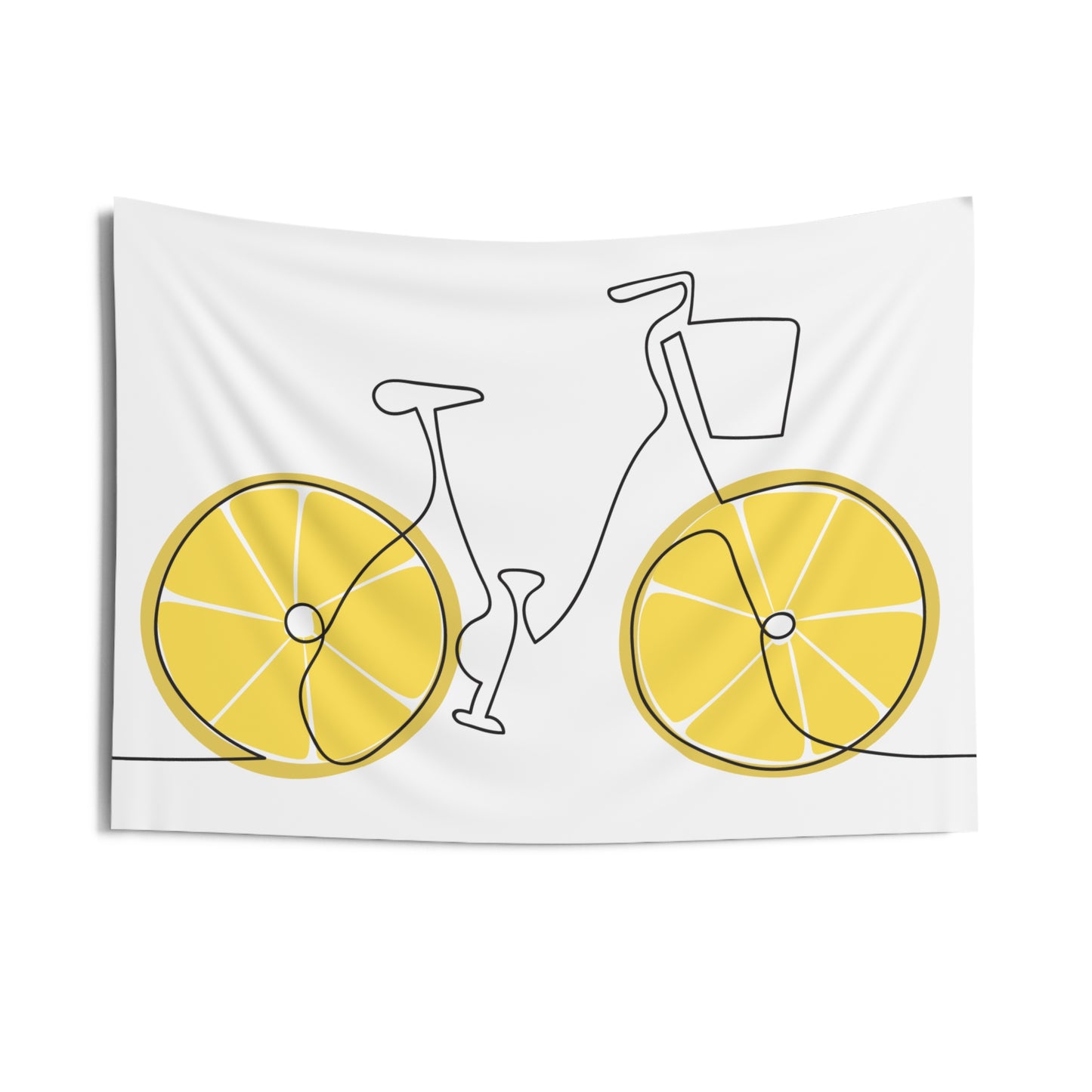 Lemonade Bicycle Indoor Wall Tapestry