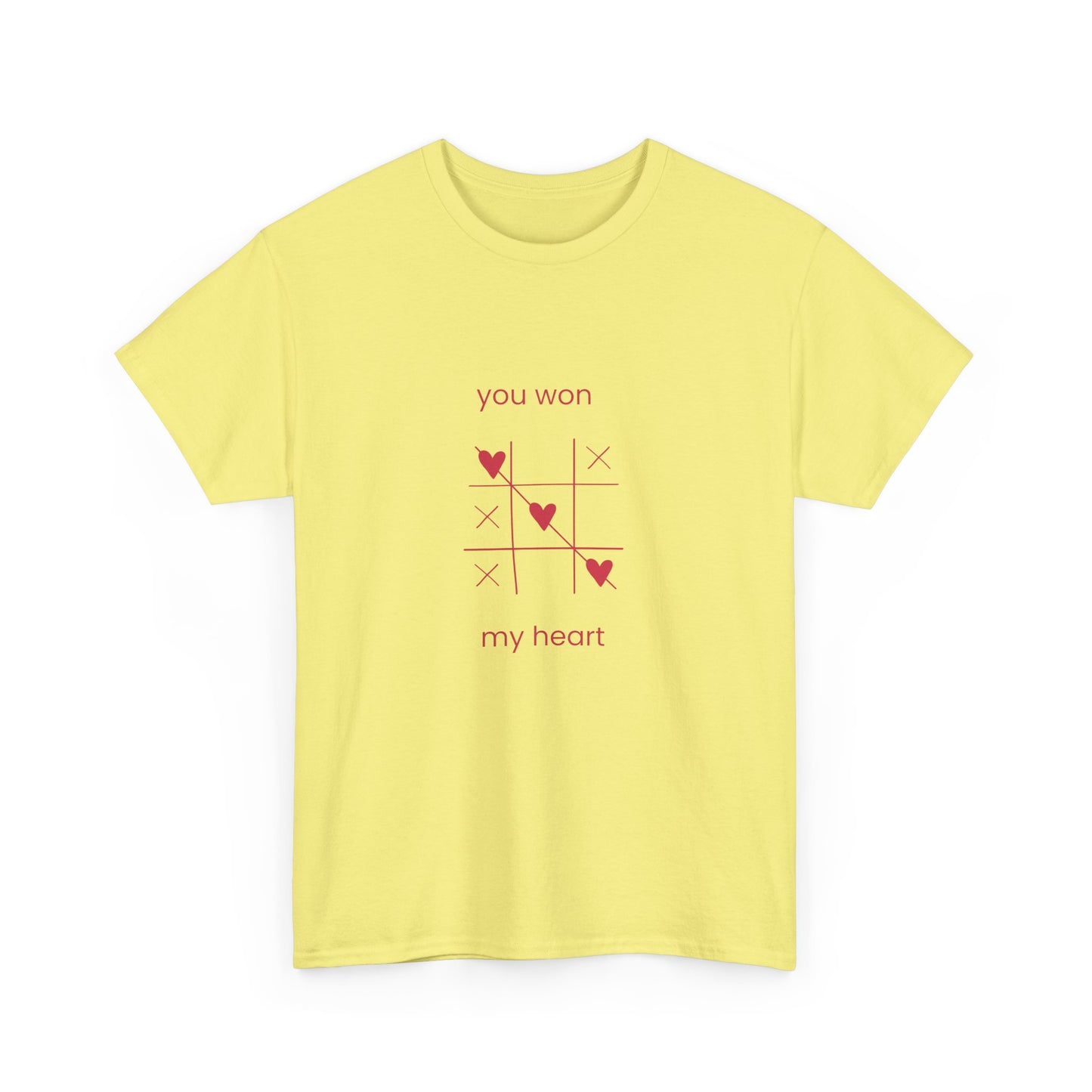 "You Won My Heart" Heavy Cotton Tee