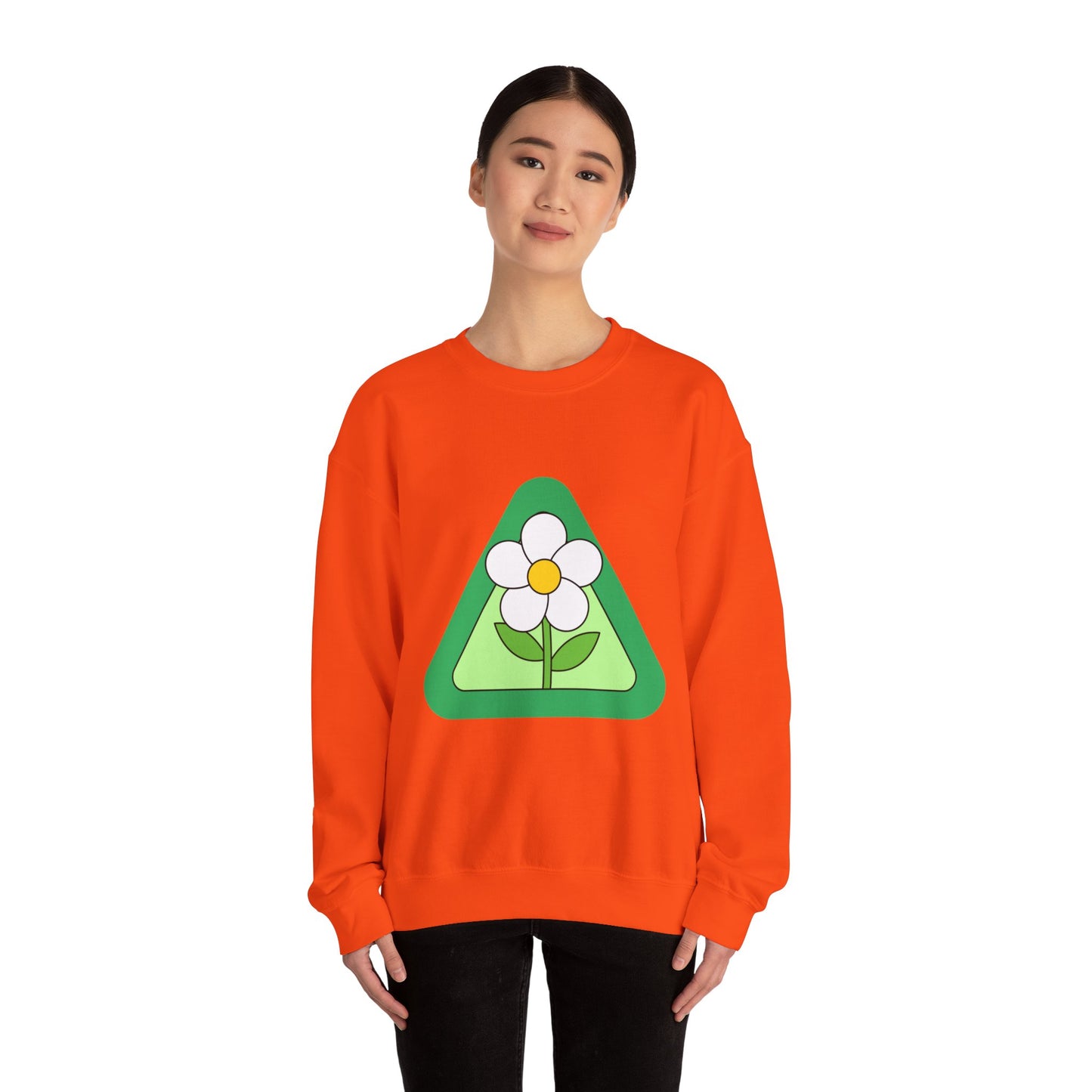 Daisy Flower Crewneck Sweatshirt