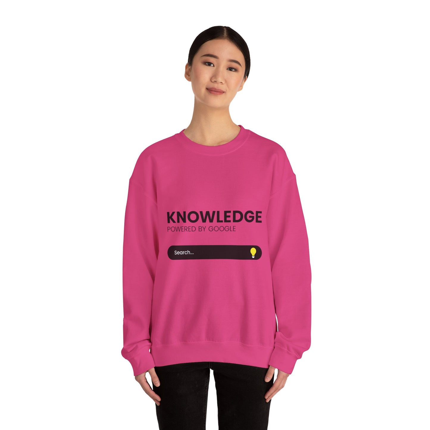 "Knowledge, Powered by Google" Crewneck Sweatshirt