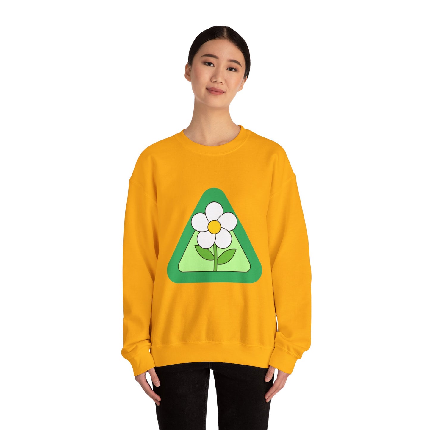 Daisy Flower Crewneck Sweatshirt