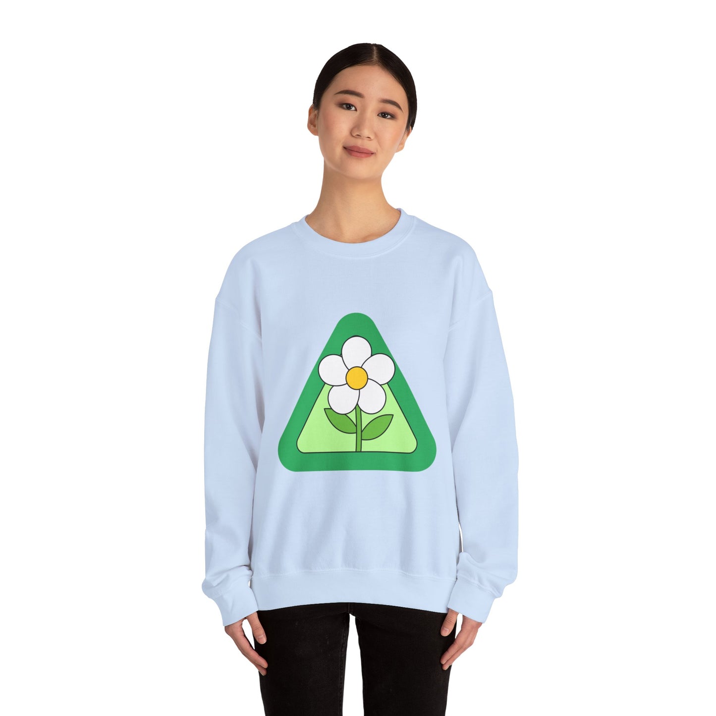 Daisy Flower Crewneck Sweatshirt