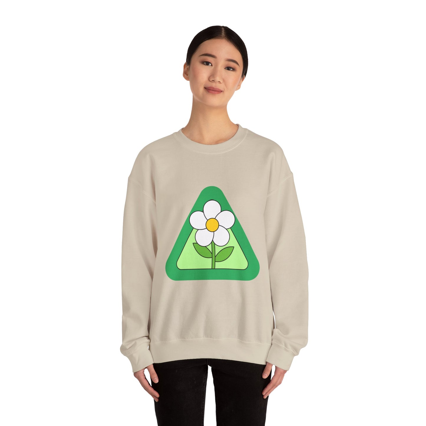 Daisy Flower Crewneck Sweatshirt