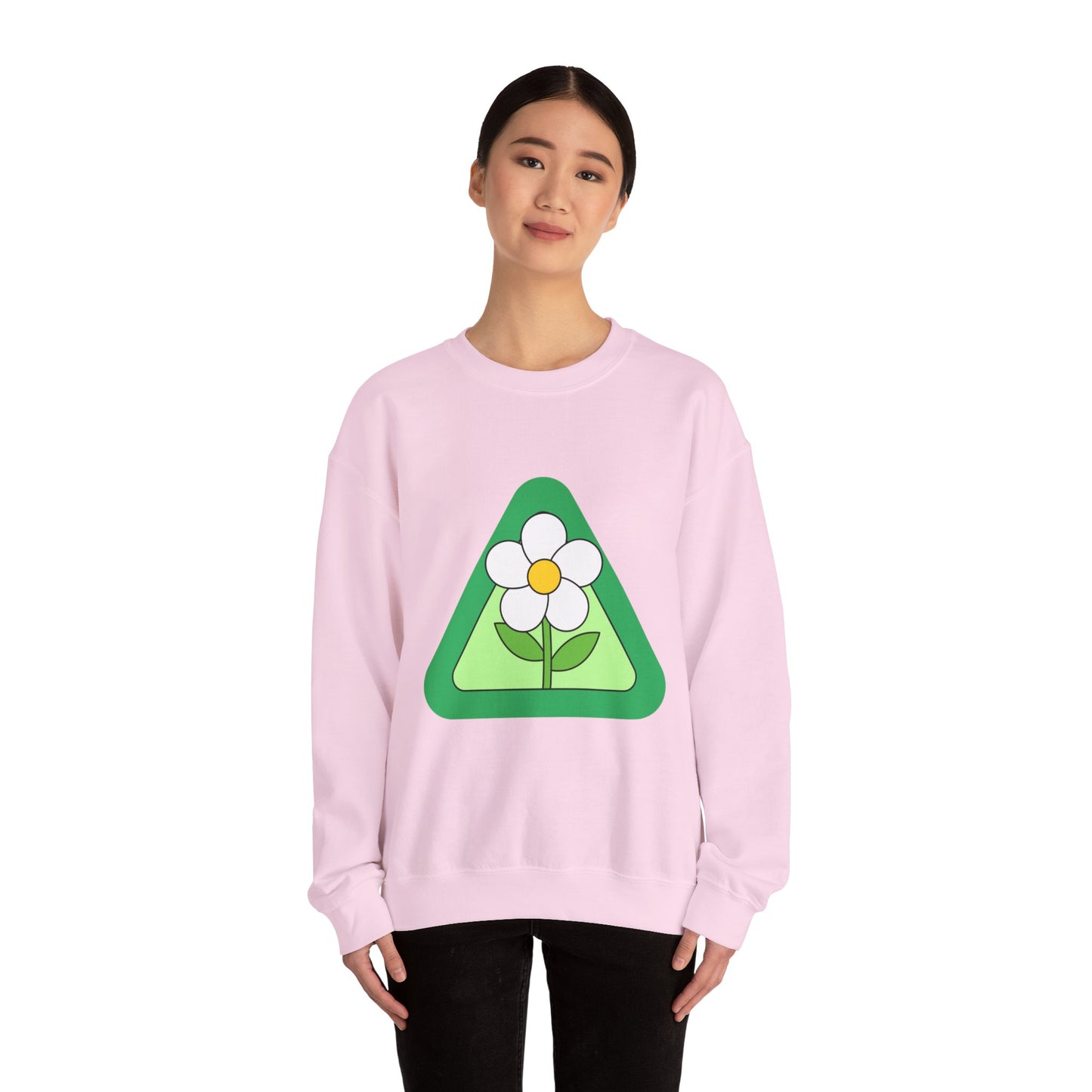 Daisy Flower Crewneck Sweatshirt