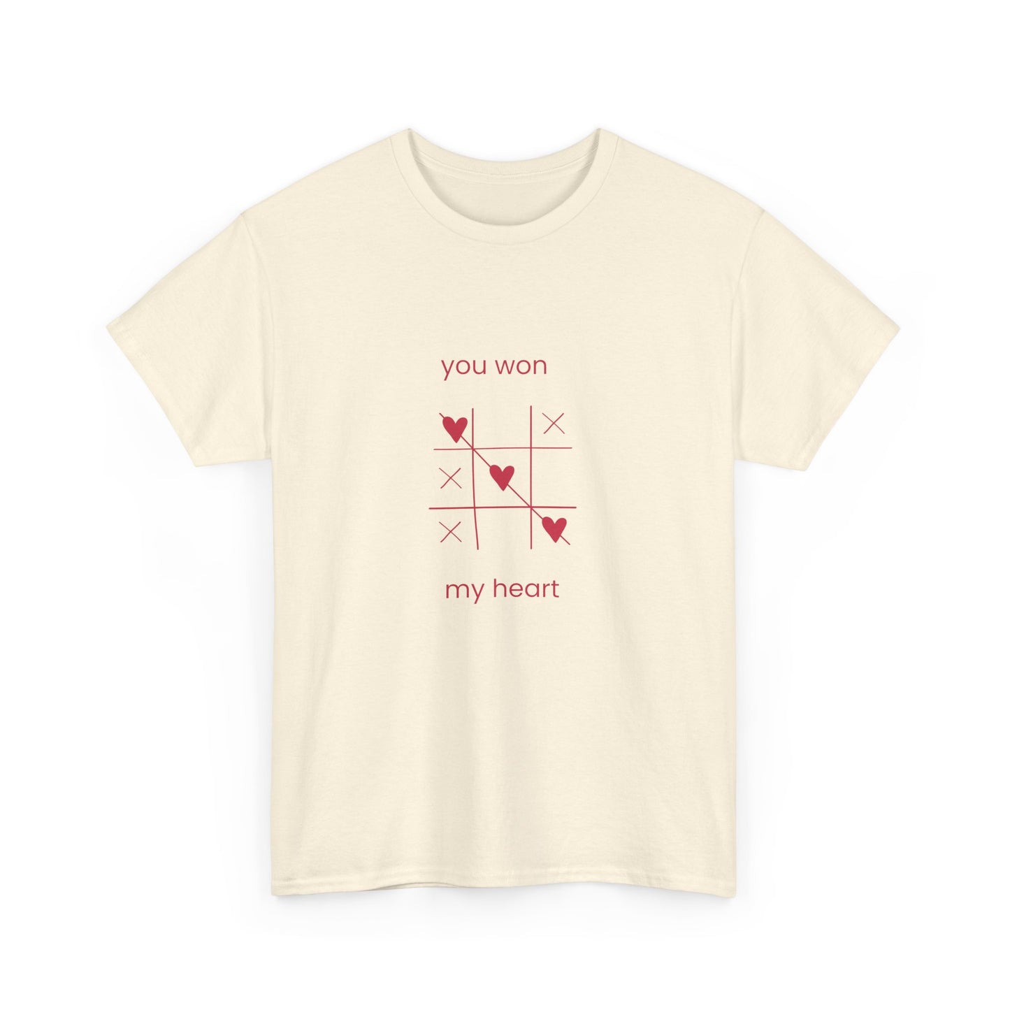 "You Won My Heart" Heavy Cotton Tee