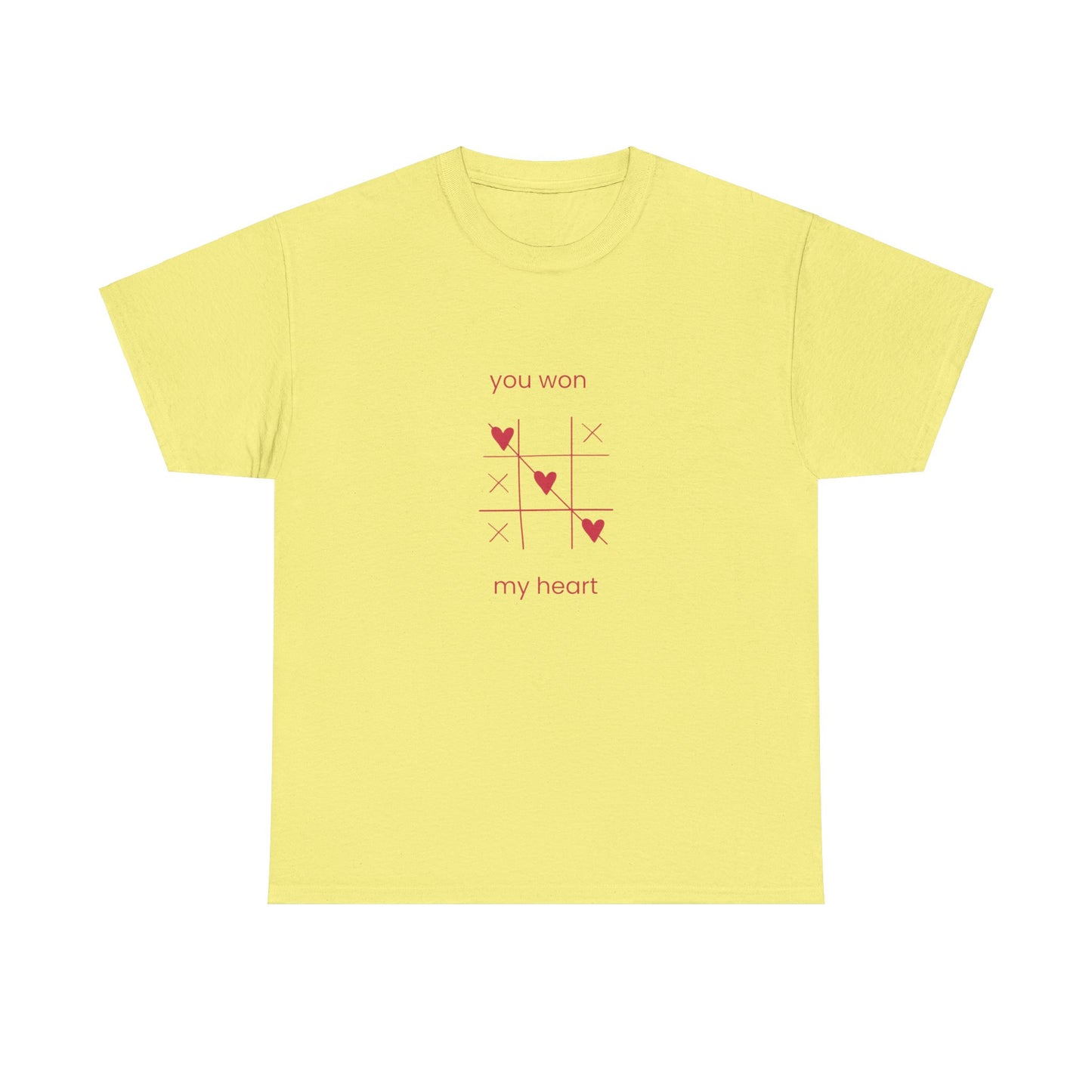 "You Won My Heart" Heavy Cotton Tee