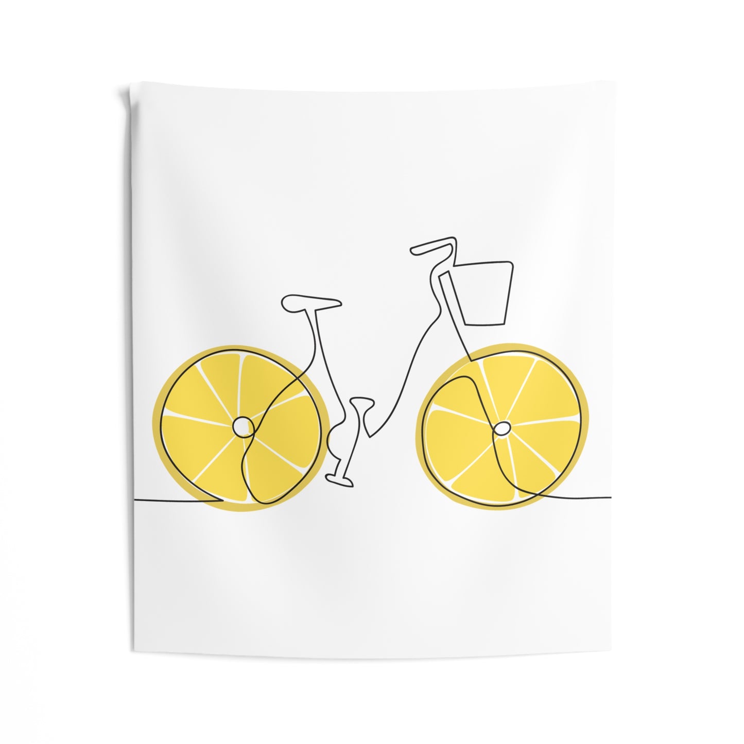 Lemonade Bicycle Indoor Wall Tapestry