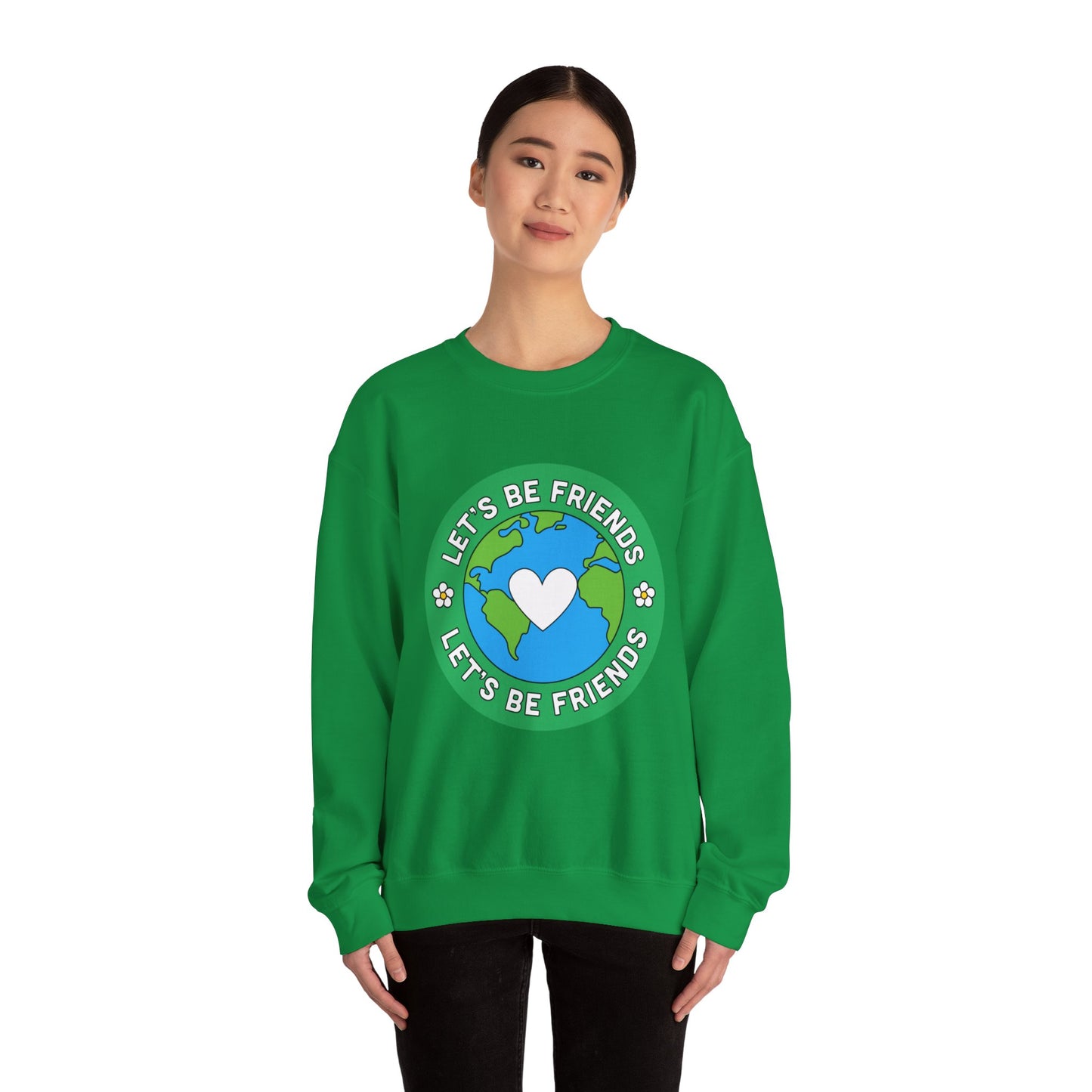 Let's Be Friends Crewneck Sweatshirt