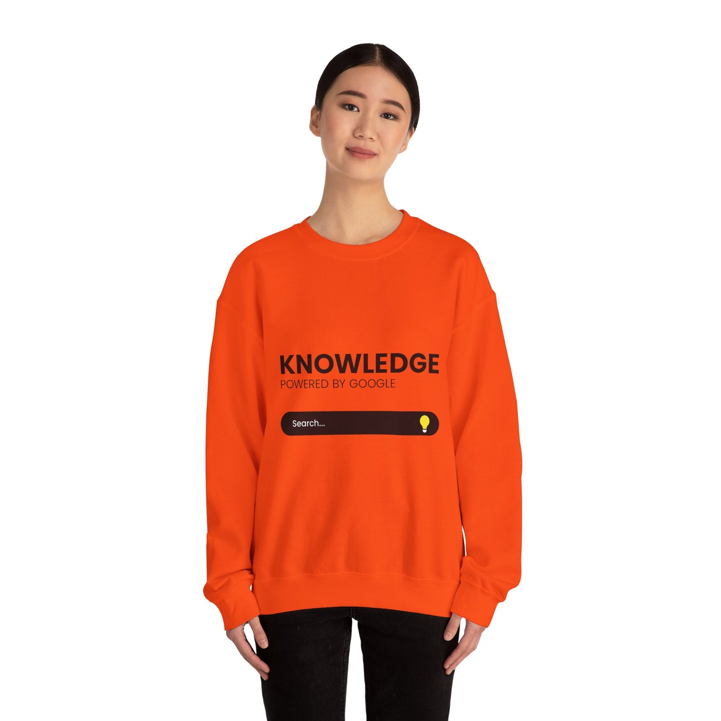 "Knowledge, Powered by Google" Crewneck Sweatshirt