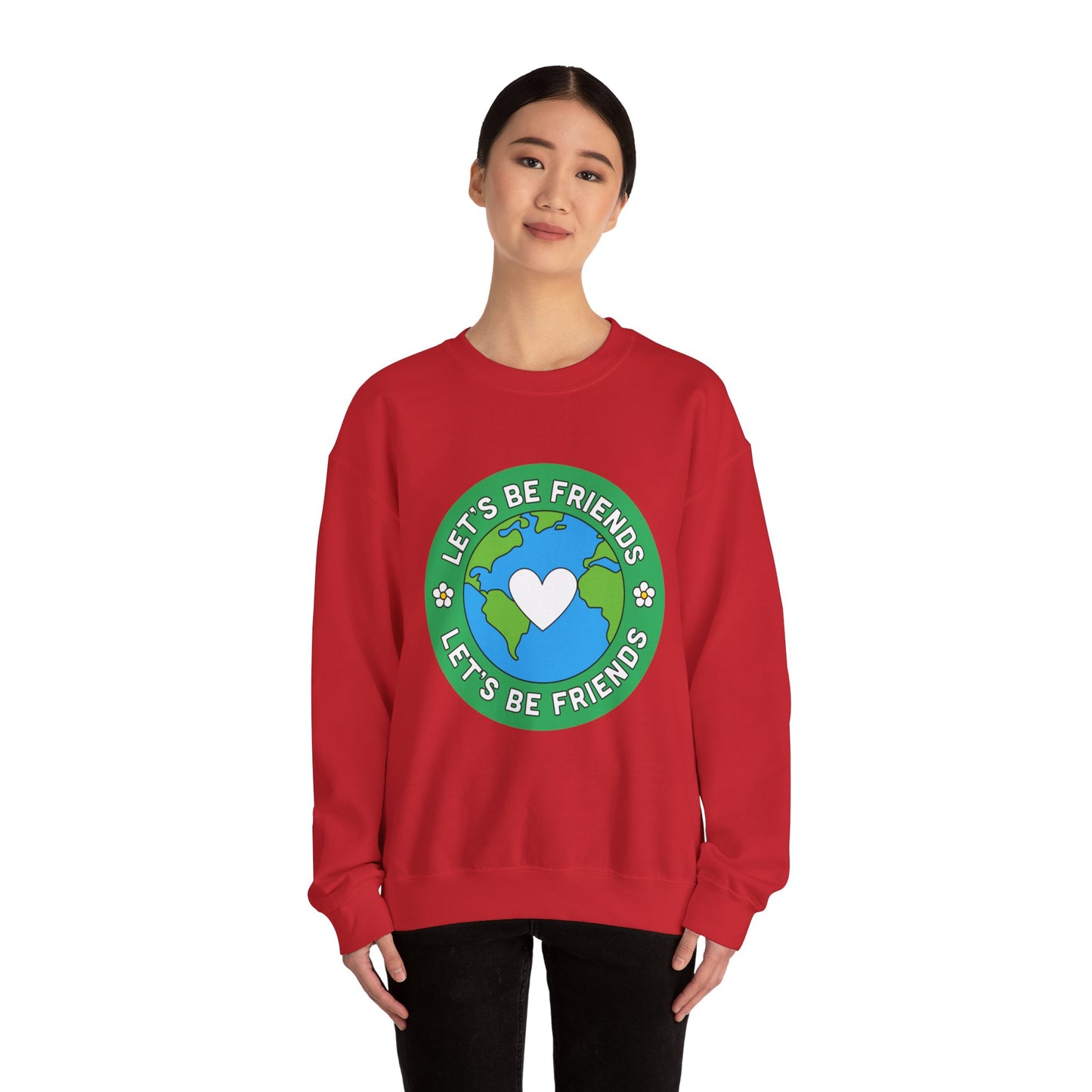 Let's Be Friends Crewneck Sweatshirt