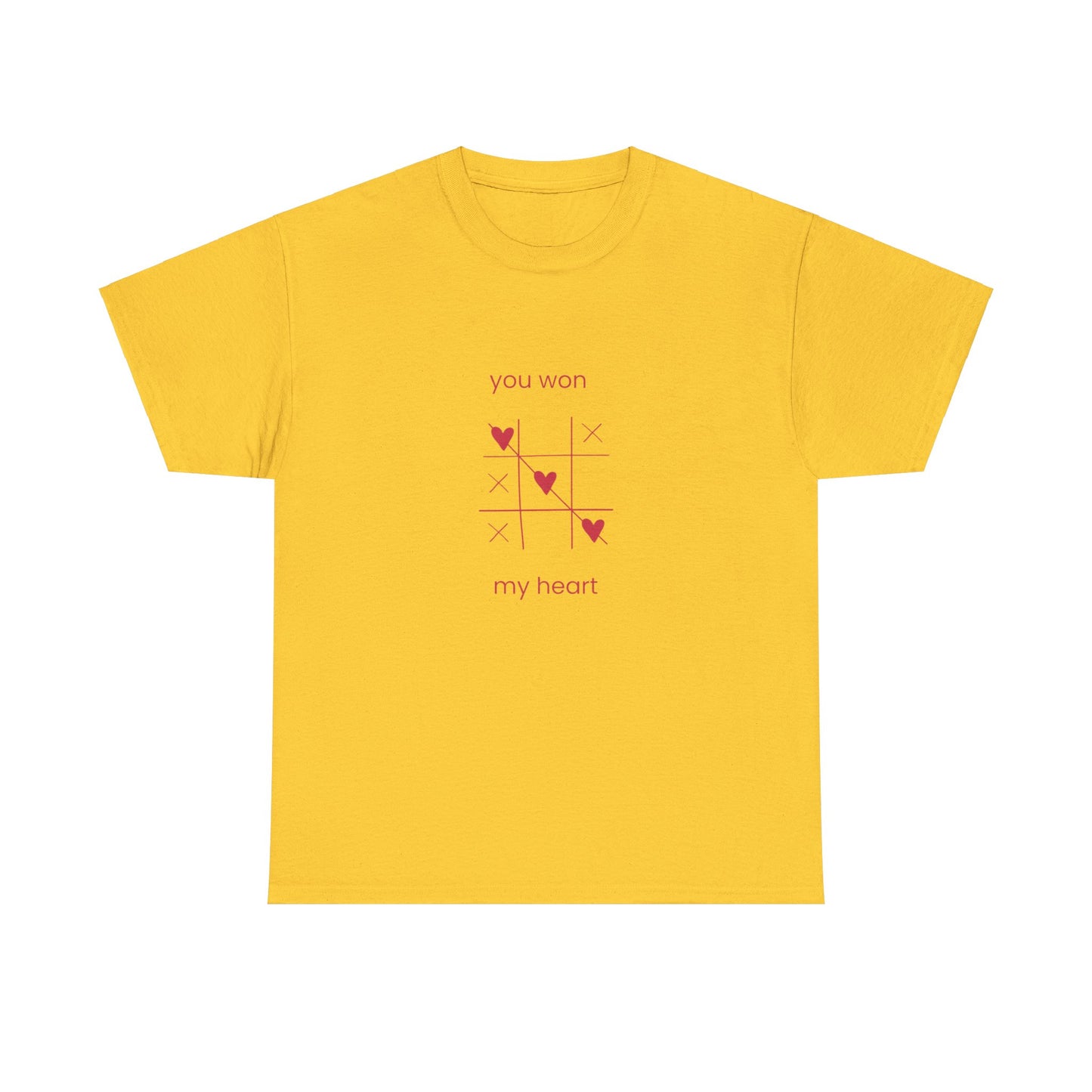 "You Won My Heart" Heavy Cotton Tee