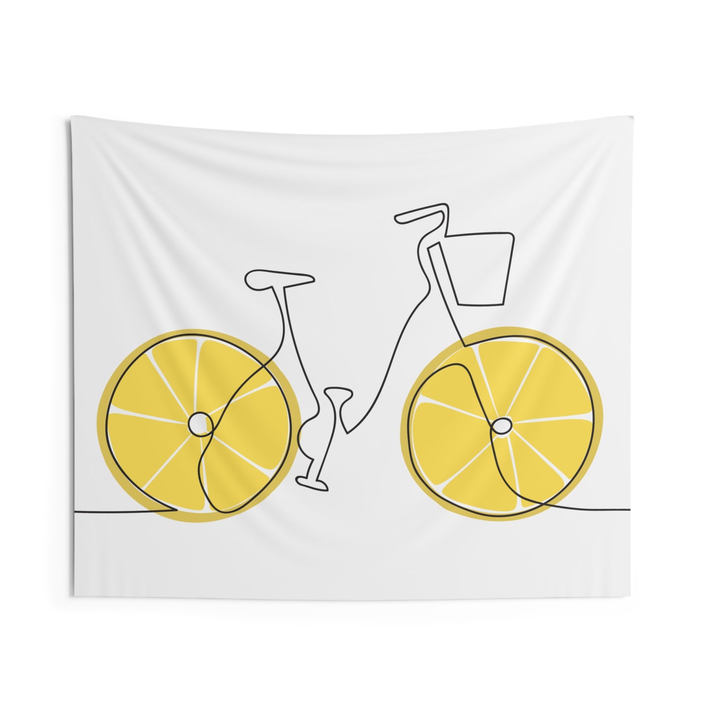 Lemonade Bicycle Indoor Wall Tapestry