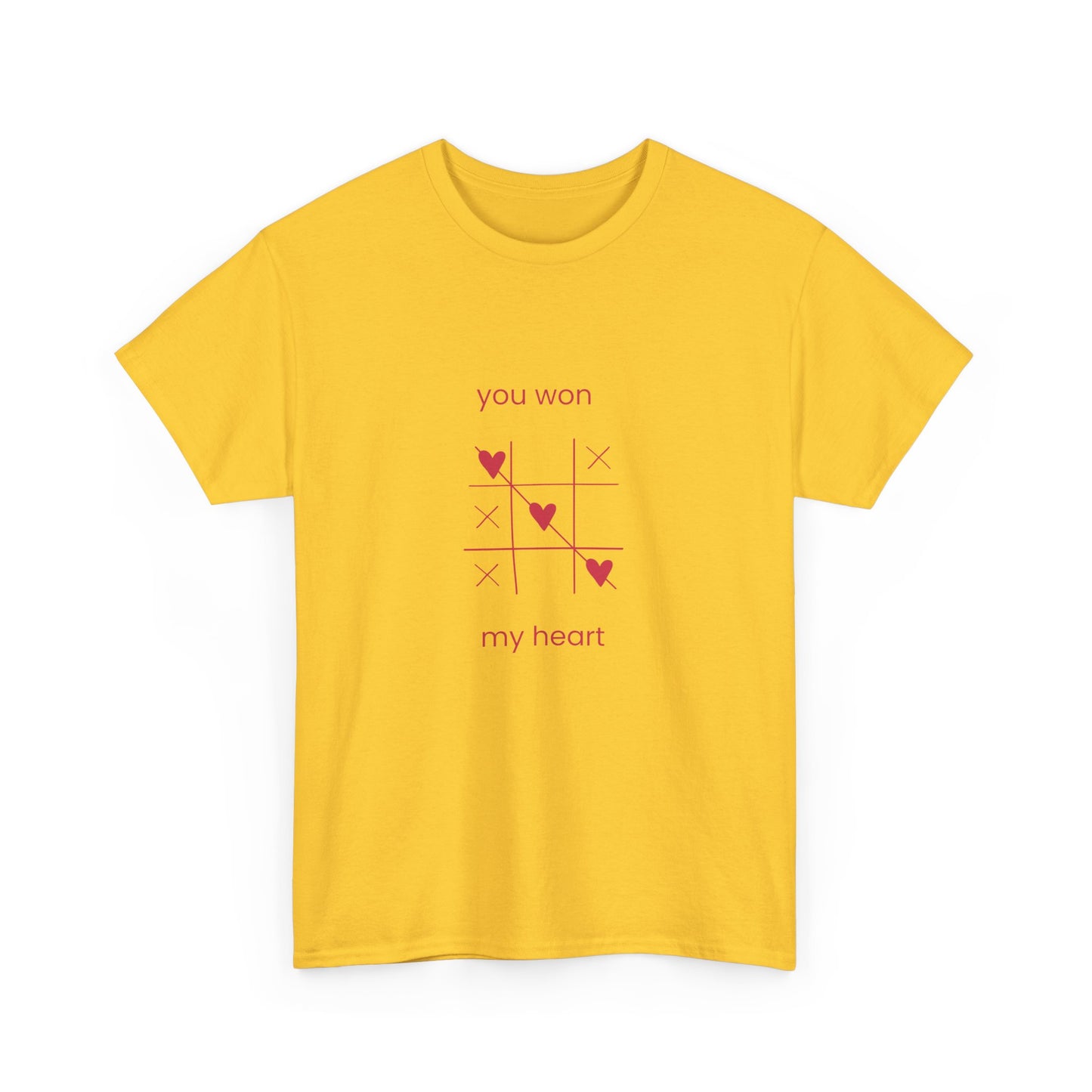 "You Won My Heart" Heavy Cotton Tee