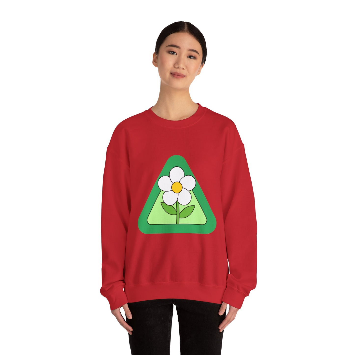 Daisy Flower Crewneck Sweatshirt