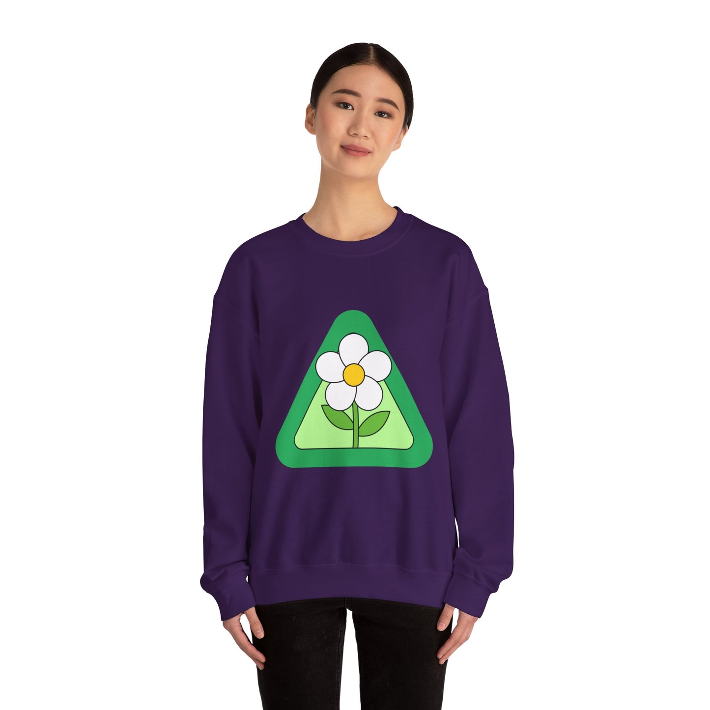 Daisy Flower Crewneck Sweatshirt