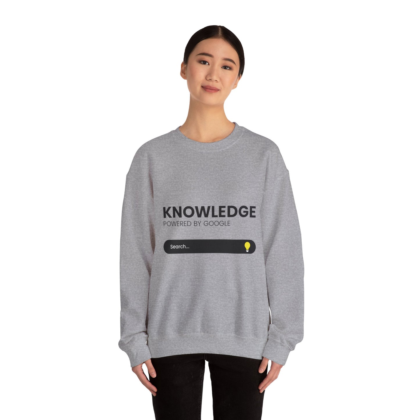 "Knowledge, Powered by Google" Crewneck Sweatshirt