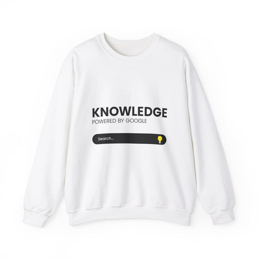 "Knowledge, Powered by Google" Crewneck Sweatshirt