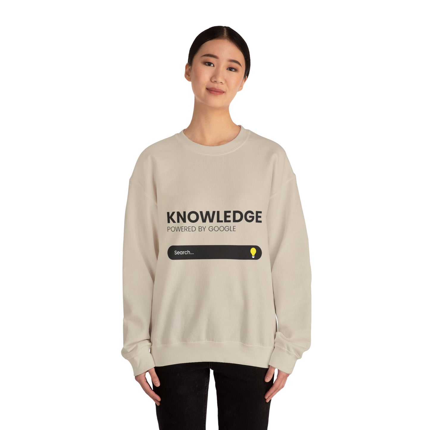 "Knowledge, Powered by Google" Crewneck Sweatshirt