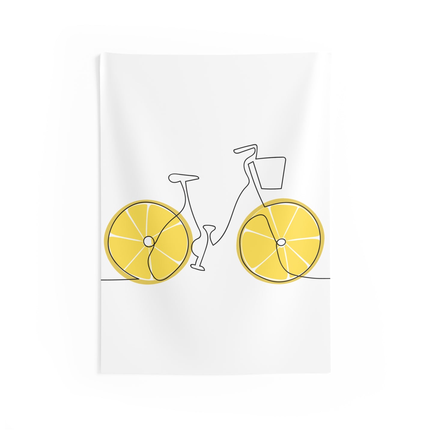 Lemonade Bicycle Indoor Wall Tapestry