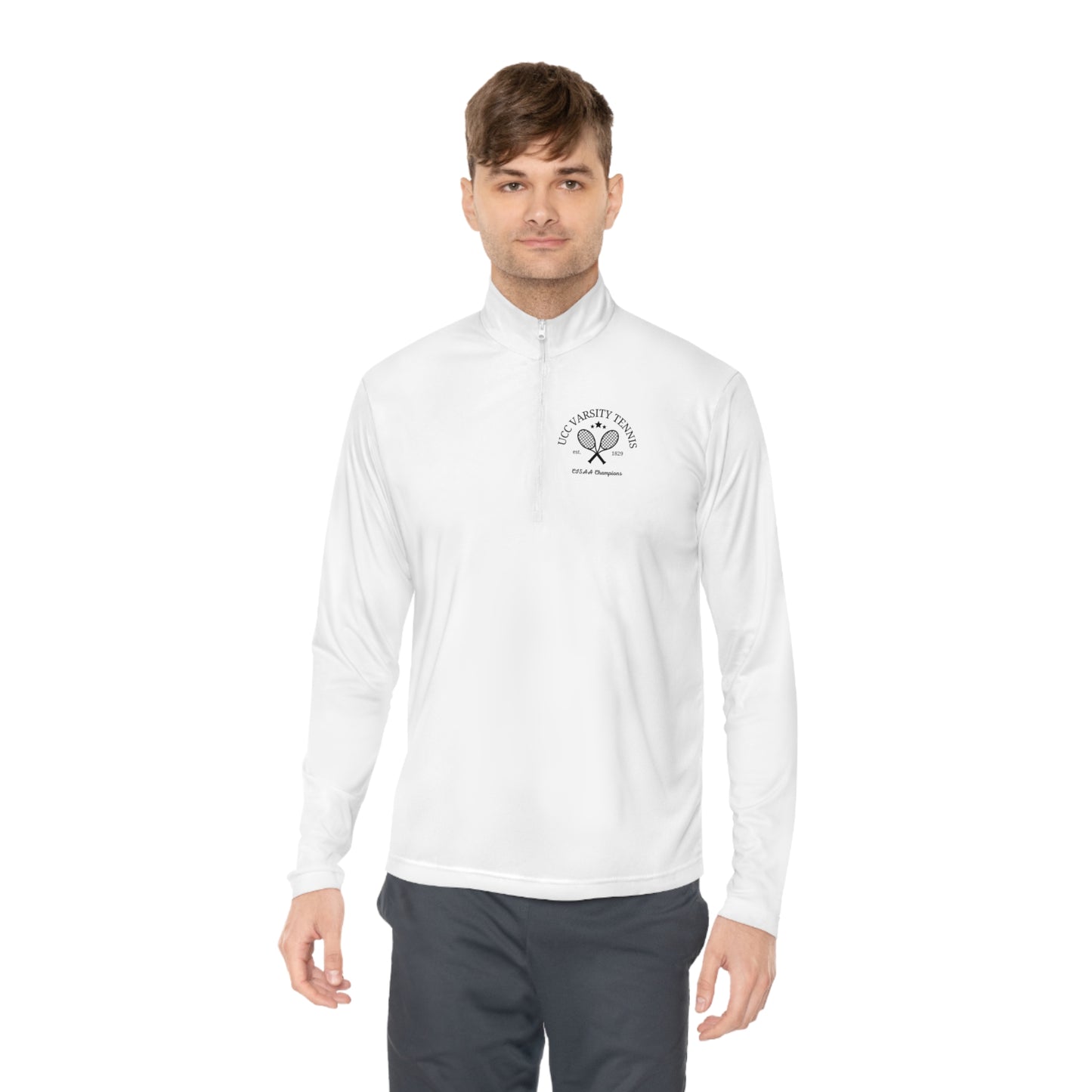 Varsity Tennis Quarter-Zip Pullover V2